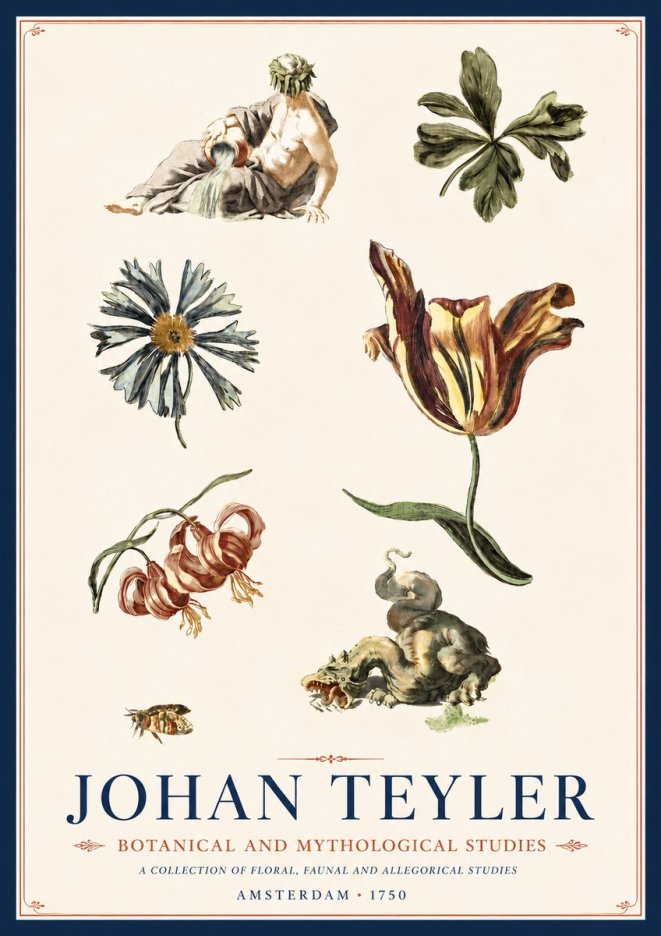 Johan Teyler Botanical and Mythological Studies No6 - Poszter