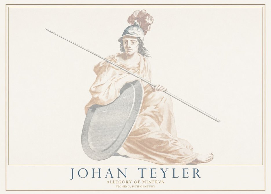 Johan Teyler Allegory of Minerva No1 - Poszter