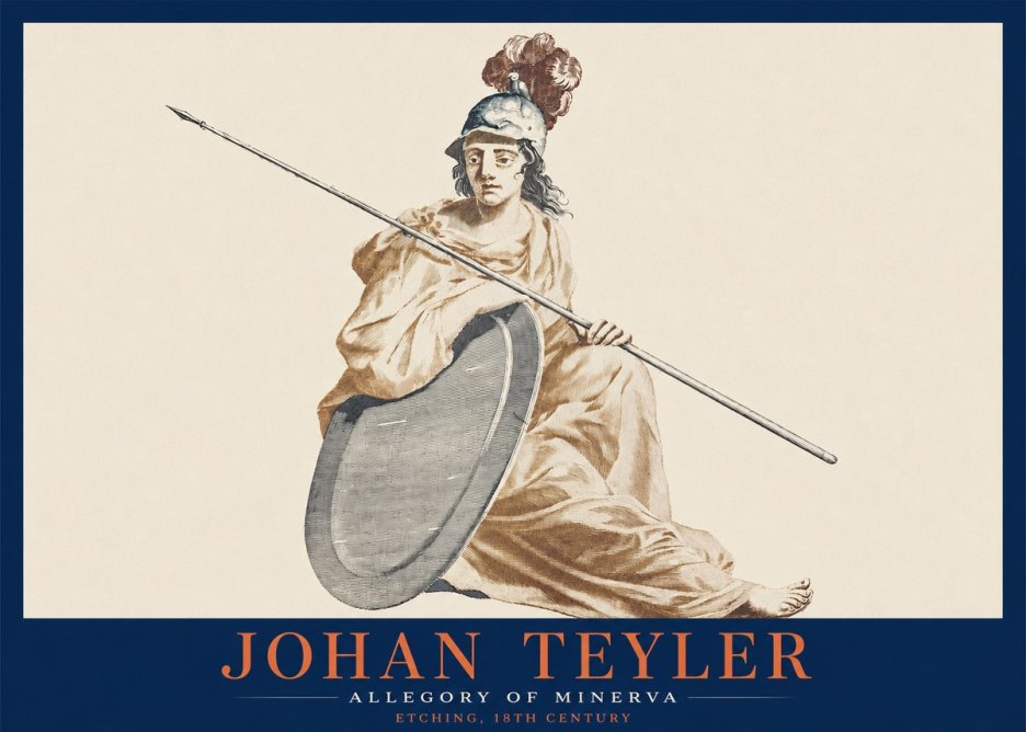 Johan Teyler Allegory of Minerva No2 - Poszter