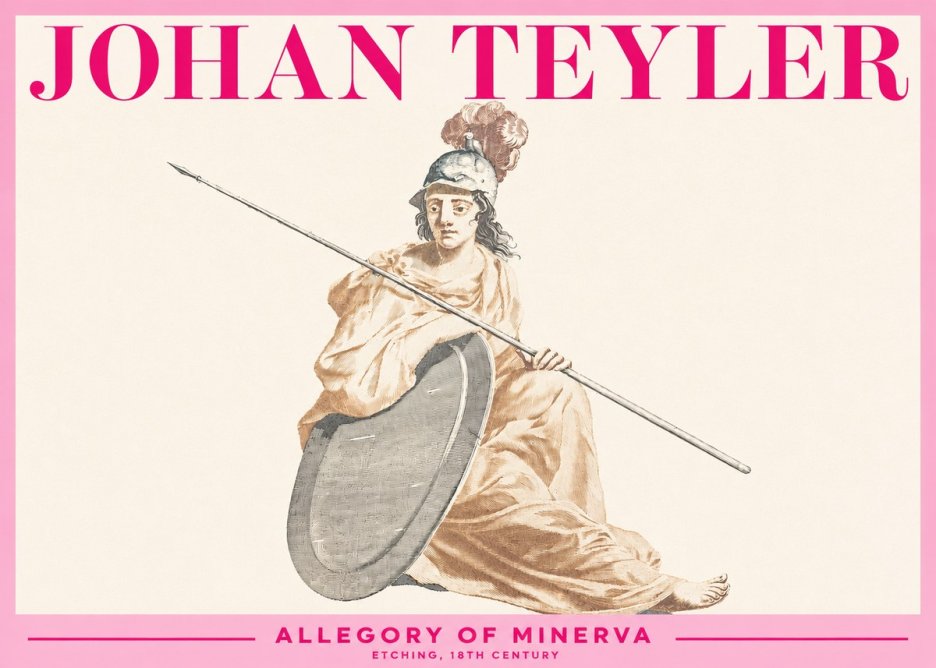 Johan Teyler Allegory of Minerva No3 - Poszter