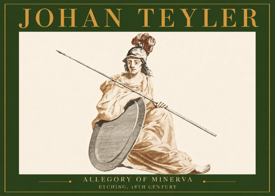 Johan Teyler Allegory of Minerva No4 - Poszter