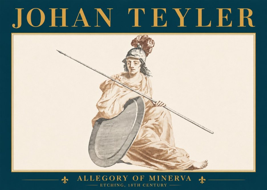 Johan Teyler Allegory of Minerva No6 - Poszter