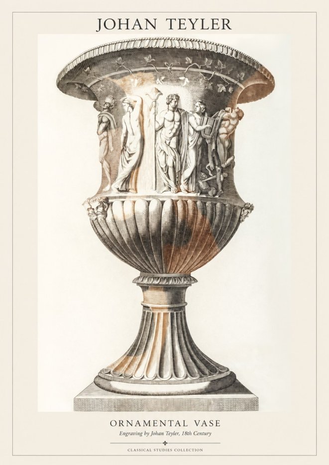 Johan Teyler Ornamental Vase II No1 - Poszter