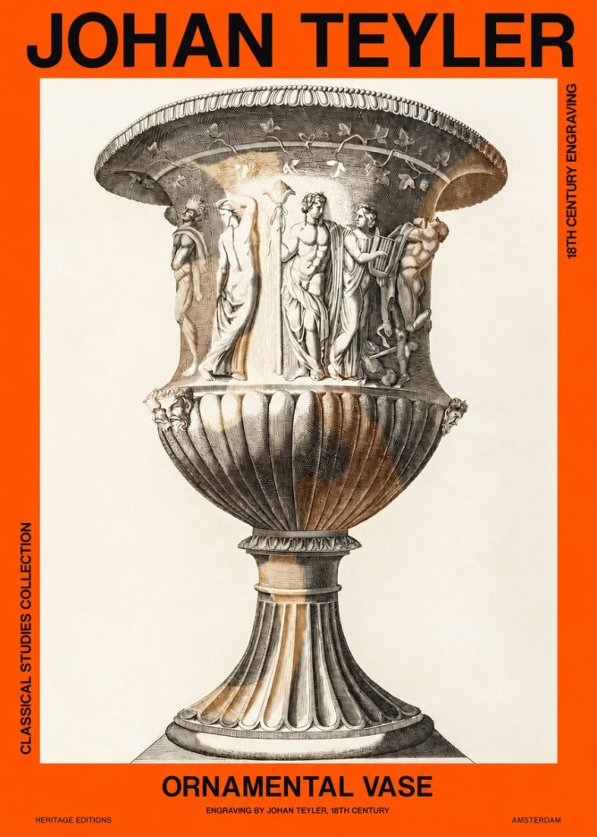 Johan Teyler Ornamental Vase II No2 - Poszter