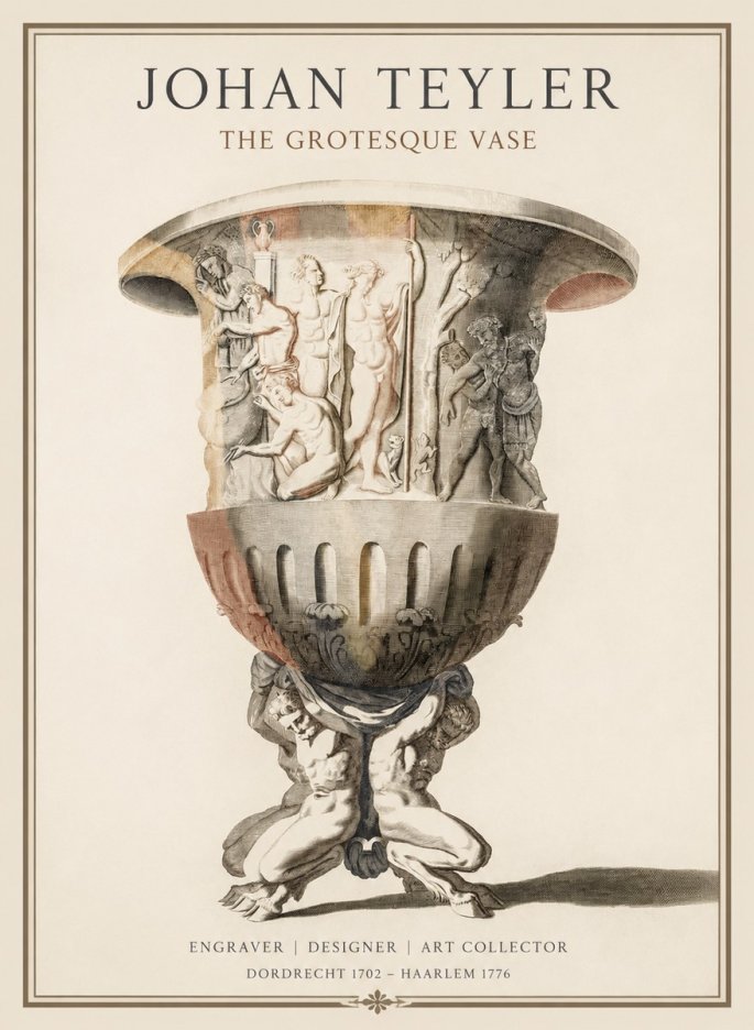 Johan Teyler The Grotesque Vase No1 - Poszter