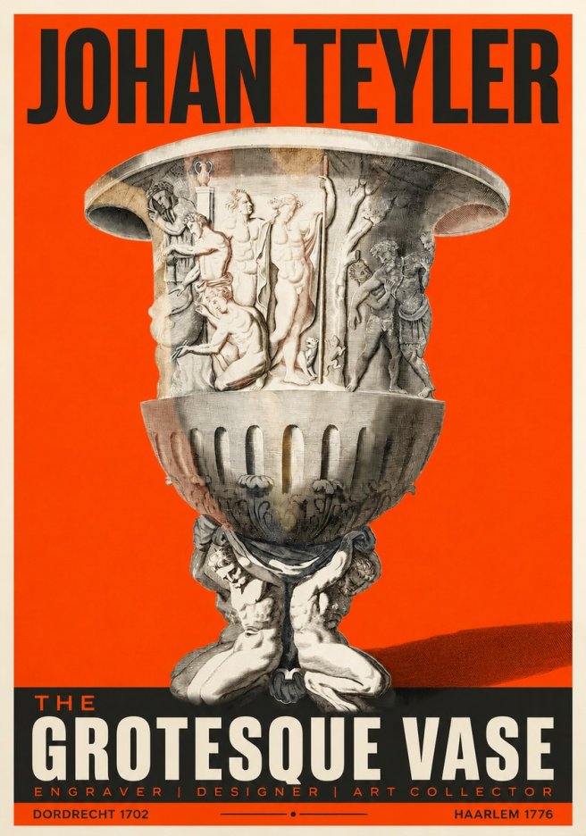 Johan Teyler The Grotesque Vase No2 - Poszter