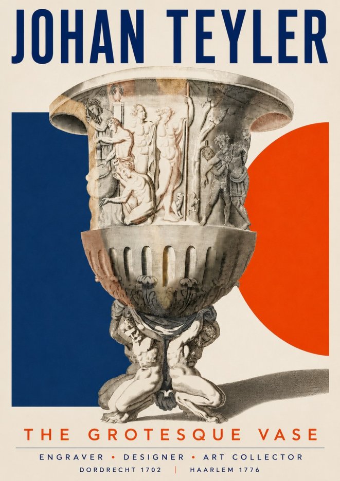 Johan Teyler The Grotesque Vase No4 - Poszter