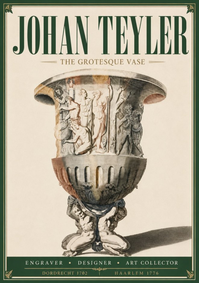 Johan Teyler The Grotesque Vase No5 - Poszter