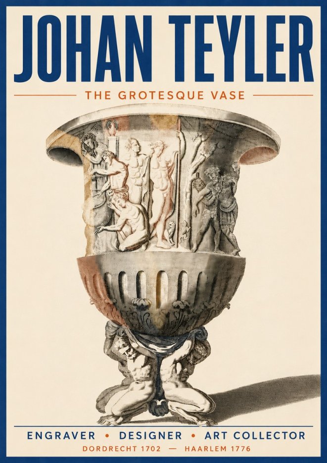 Johan Teyler The Grotesque Vase No6 - Poszter