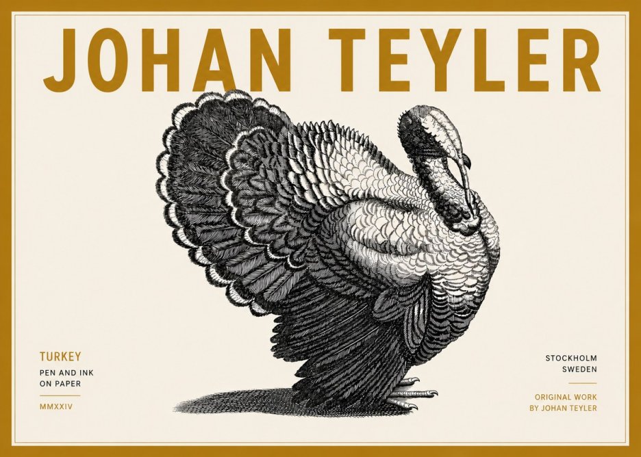 Johan Teyler Turkey No6 - Poszter