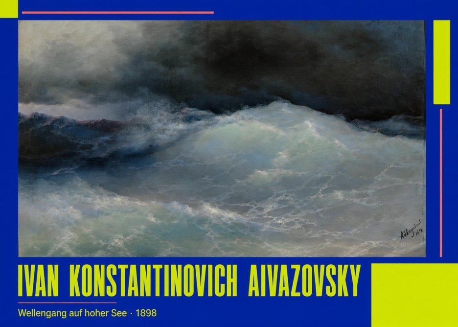 Ivan Konstantinovich Aivazovsky Wellengang Auf Hoher See No2 - Poszter