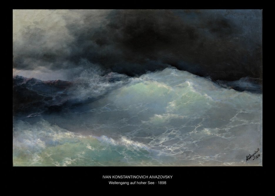 Ivan Konstantinovich Aivazovsky Wellengang Auf Hoher See No5 - Poszter