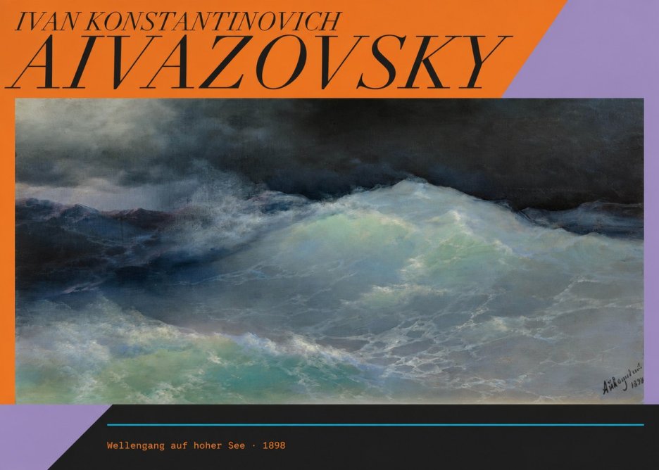 Ivan Konstantinovich Aivazovsky Wellengang Auf Hoher See No6 - Poszter