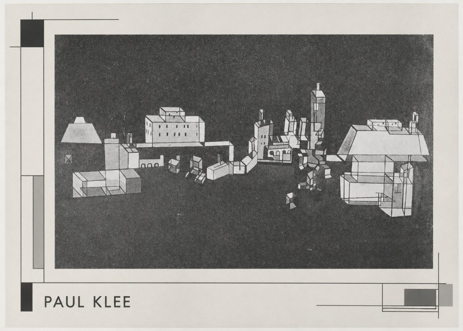 Paul Klee Architectural Forms No3 - Poszter