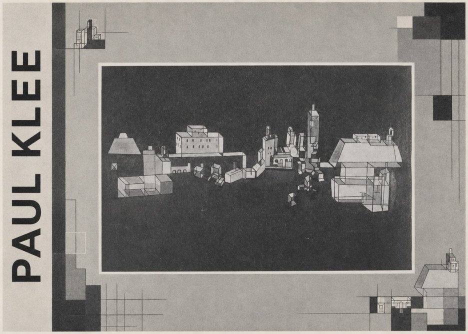 Paul Klee Architectural Forms No4 - Poszter