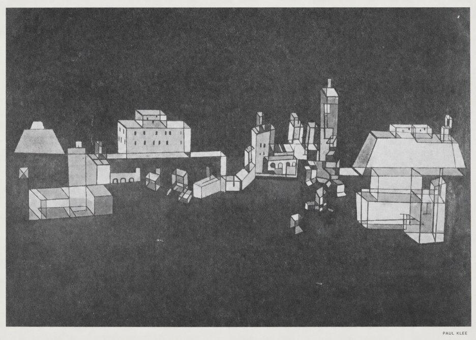 Paul Klee Architectural Forms No6 - Poszter