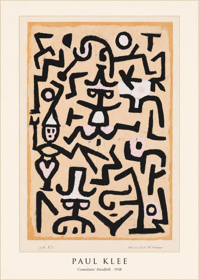 Paul Klee Comedians' Handbill No5 - Poszter