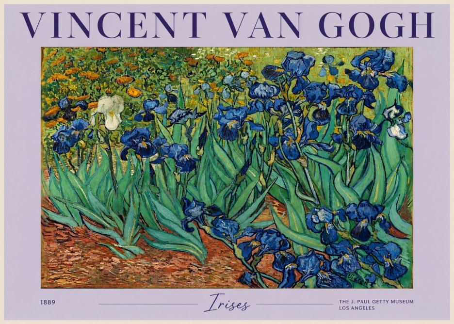 Van Gogh Irises I No2 - Poszter