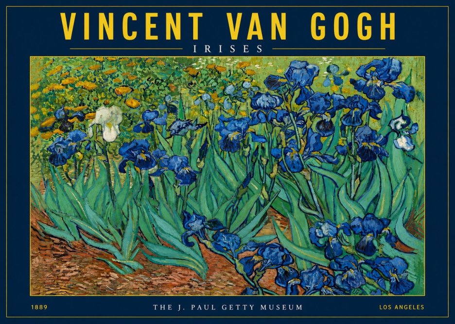 Van Gogh Irises I No4 - Poszter