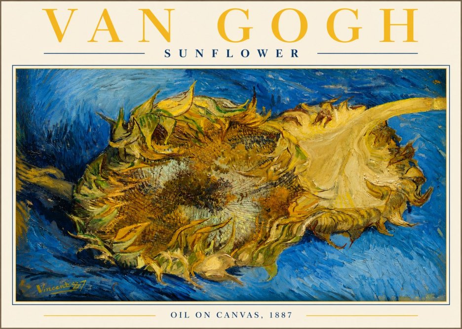 Van Gogh Sunflower No2 - Poszter