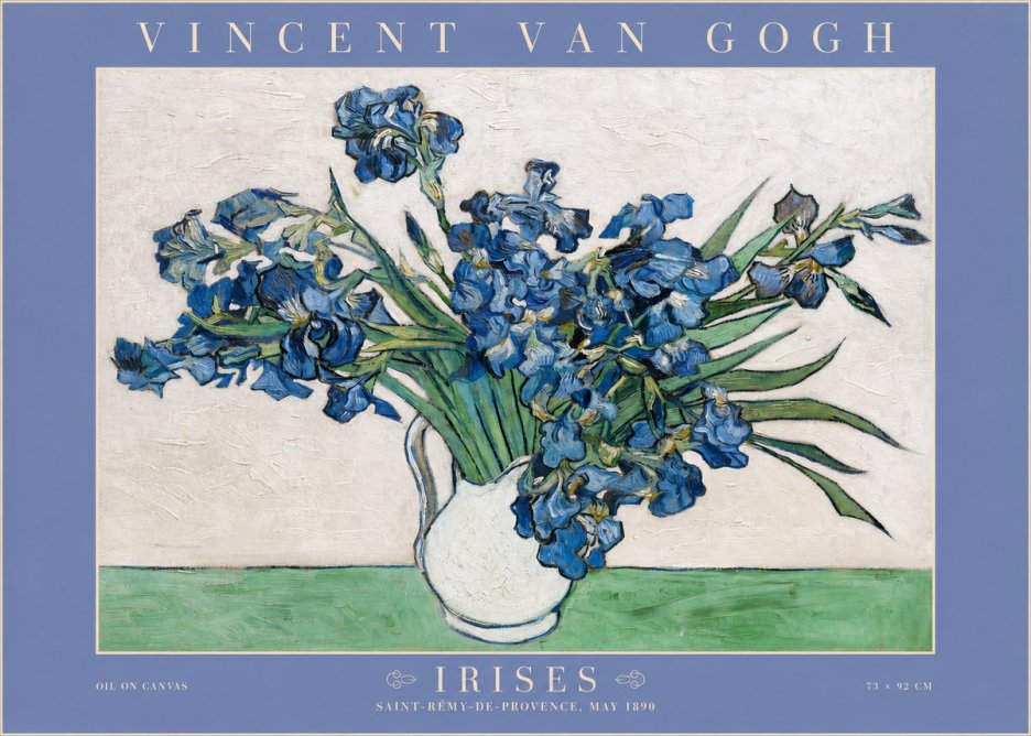 Van Gogh Irises II No2 - Poszter