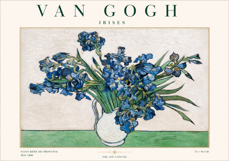 Van Gogh Irises II No3 - Poszter