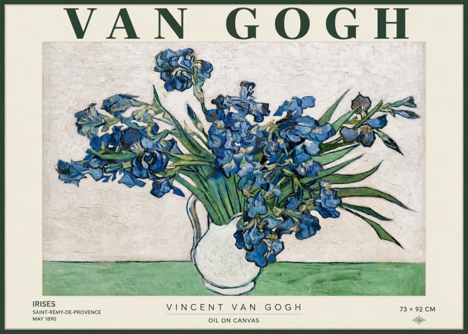 Van Gogh Irises II No4 - Poszter