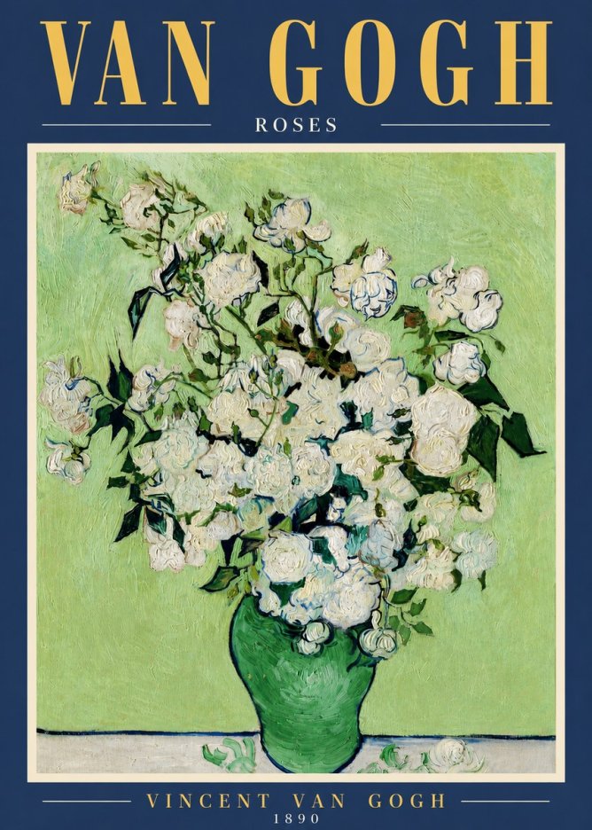 Van Gogh Roses I No5 - Poszter