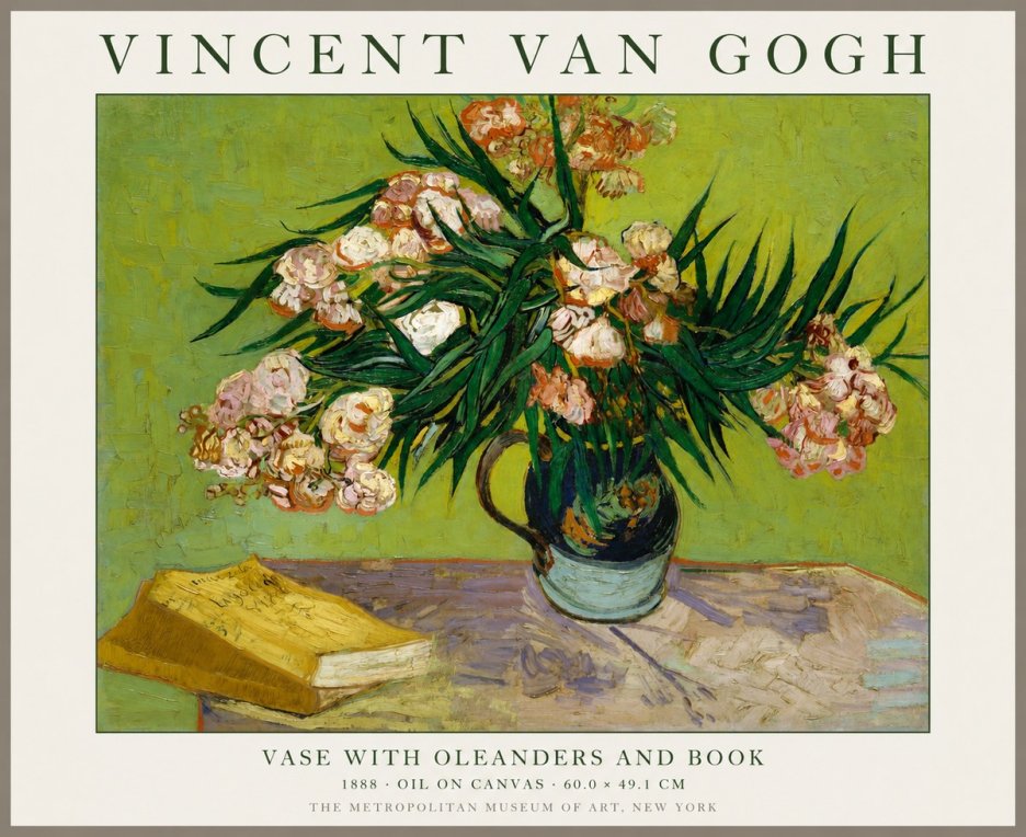 Van Gogh Oleanders No2 - Poszter