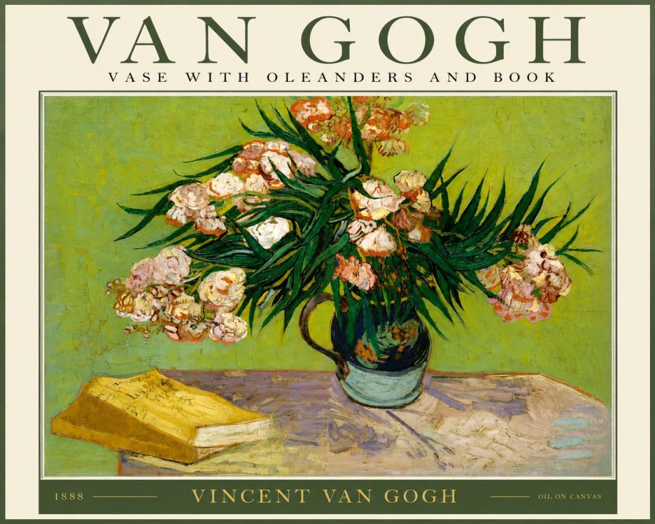 Van Gogh Oleanders No3 - Poszter