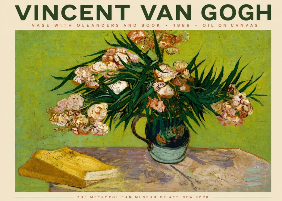 Van Gogh Oleanders No4 - Poszter