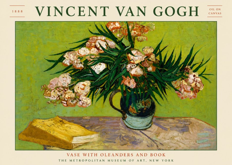 Van Gogh Oleanders No5 - Poszter