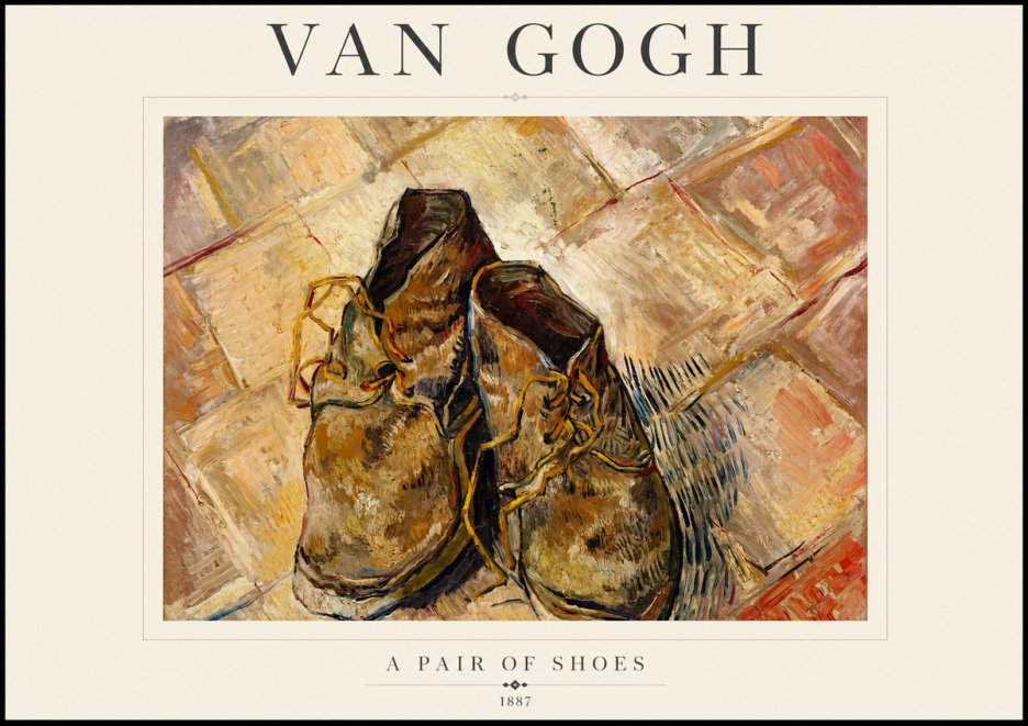 Van Gogh A Pair of Shoes No1 - Poszter