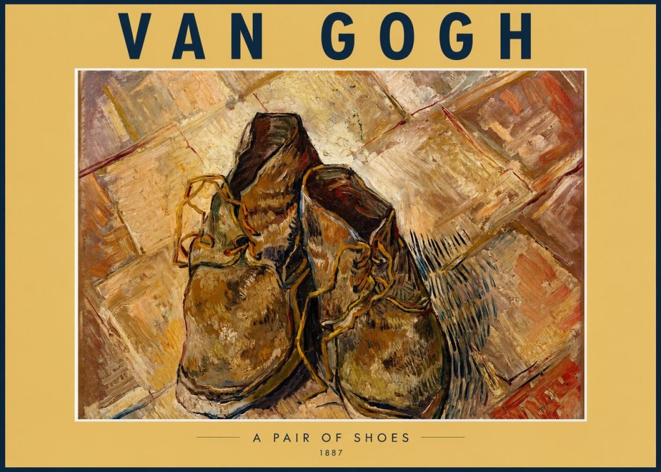 Van Gogh A Pair of Shoes No2 - Poszter