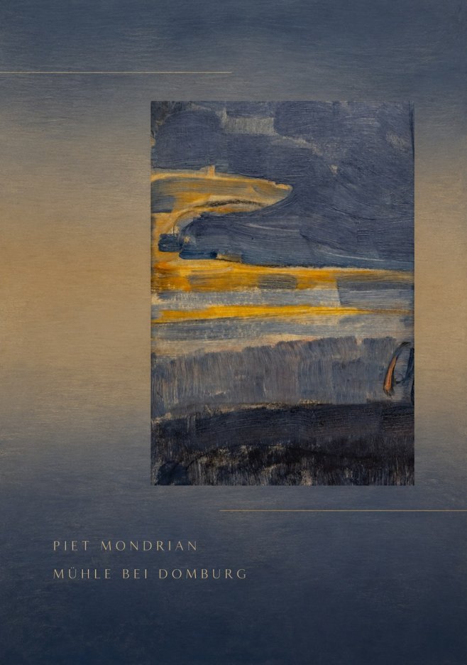 Piet Mondrian Mühle Bei Domburg No6 - Poszter