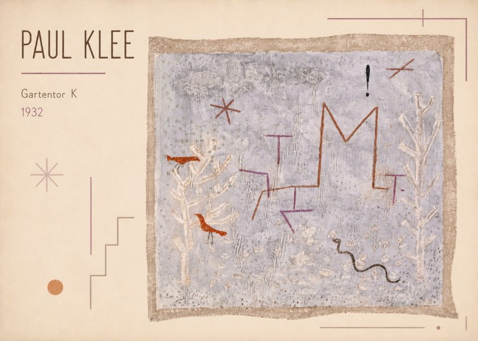 Paul Klee Gartentor K No1 - Poszter