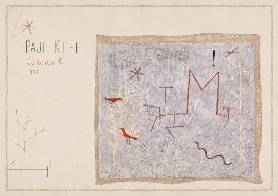 Paul Klee Gartentor K No6 - Poszter