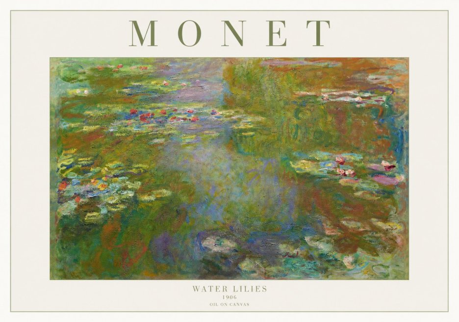 Monet Water Lilies III No1 - Poszter