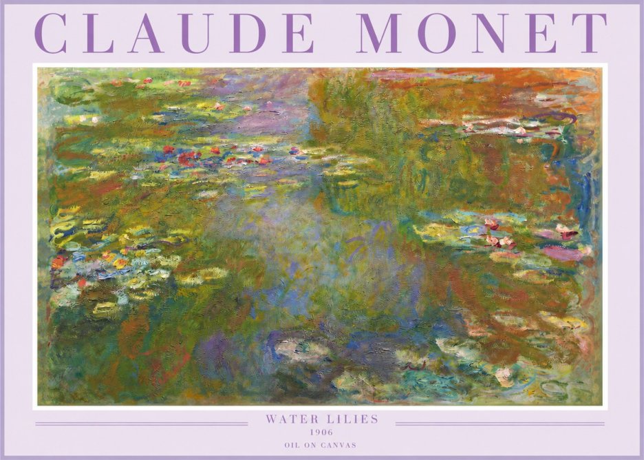 Monet Water Lilies III No2 - Poszter