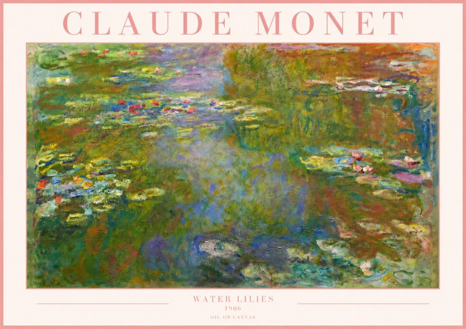 Monet Water Lilies III No3 - Poszter