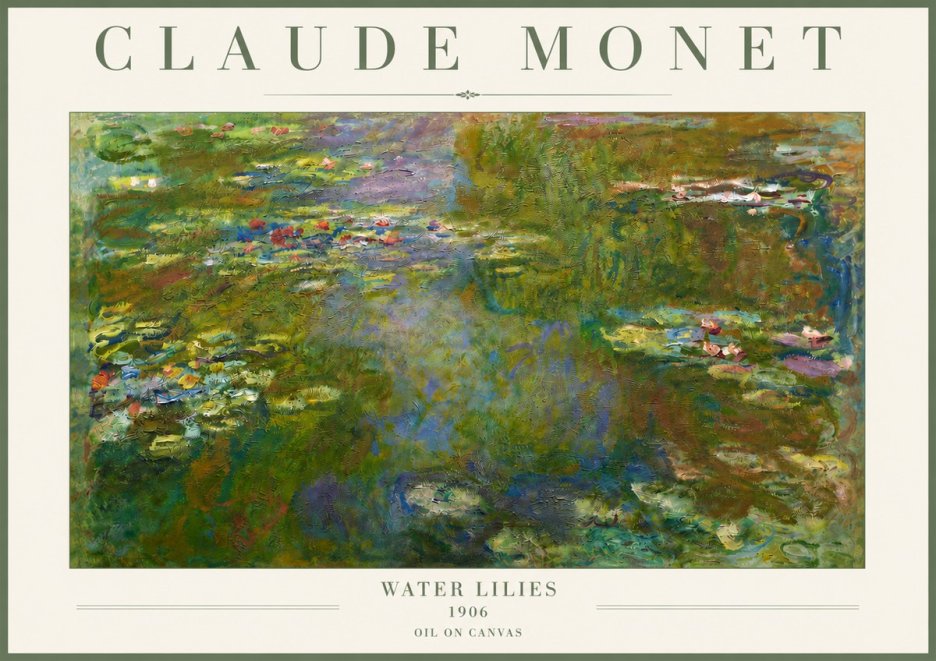 Monet Water Lilies III No4 - Poszter
