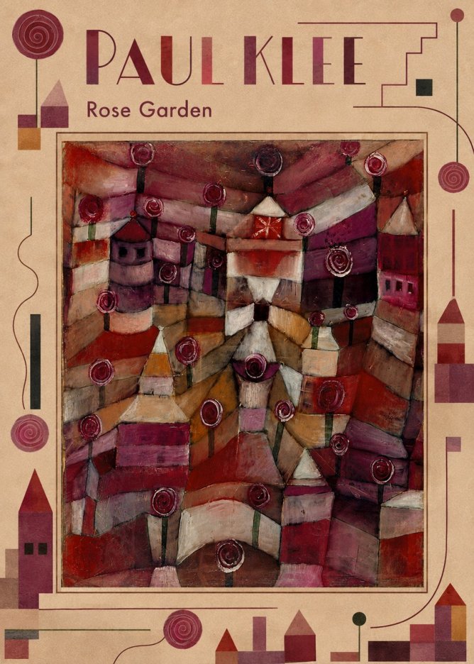 Paul Klee Rose Garden No4 - Poszter