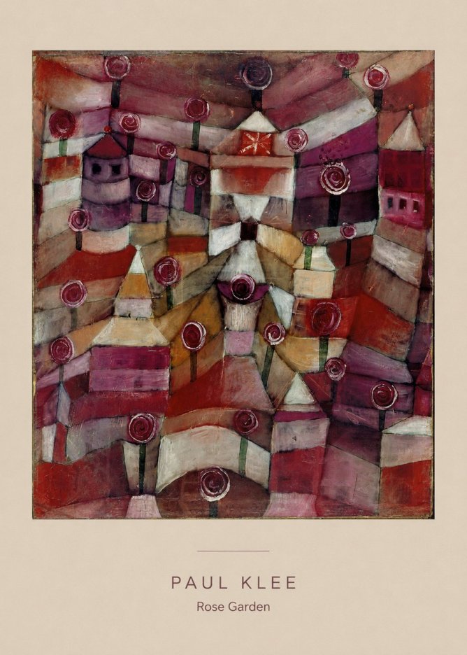 Paul Klee Rose Garden No6 - Poszter