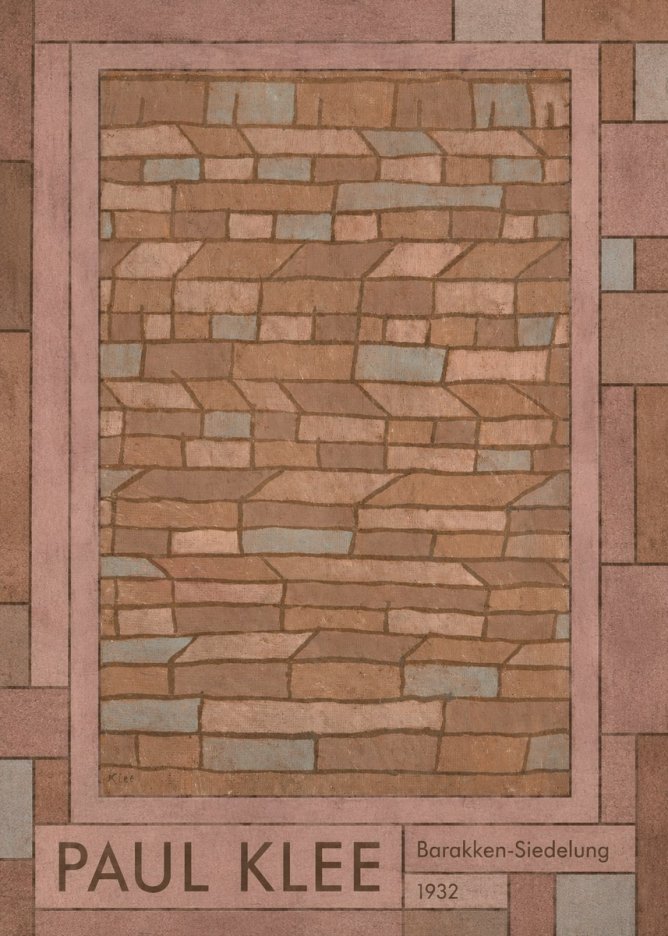 Paul Klee Barakken-siedelung No1 - Poszter