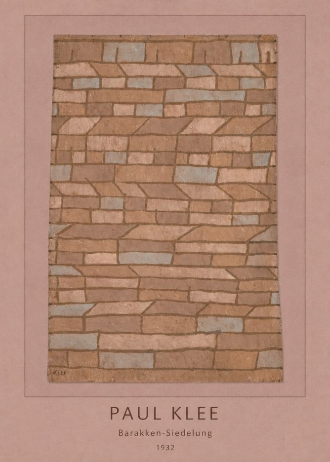 Paul Klee Barakken-siedelung No4 - Poszter