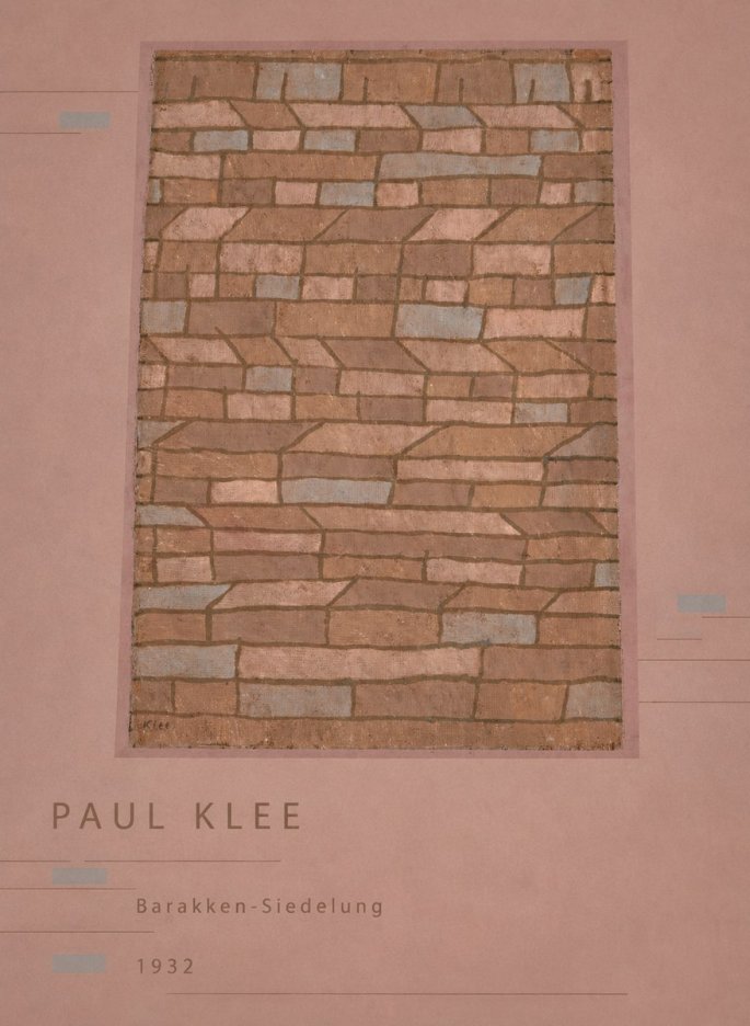 Paul Klee Barakken-siedelung No6 - Poszter