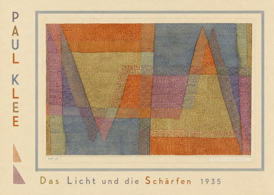 Paul Klee Das Licht Und Die Schärfen No2 - Poszter