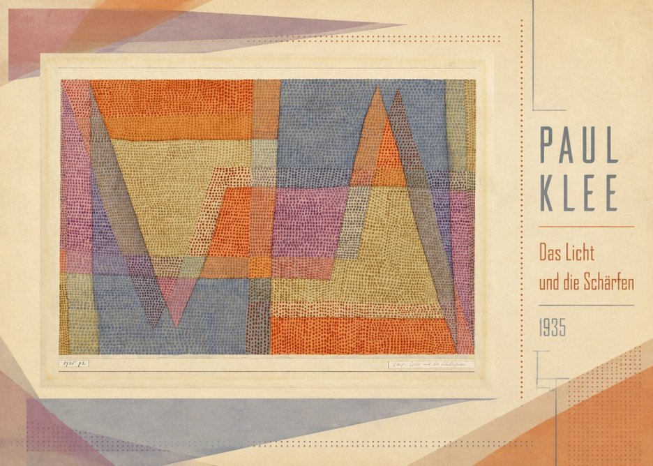 Paul Klee Das Licht Und Die Schärfen No3 - Poszter