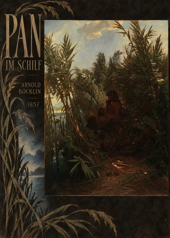 Arnold Böcklin Pan Im Schilf No6 - Poszter