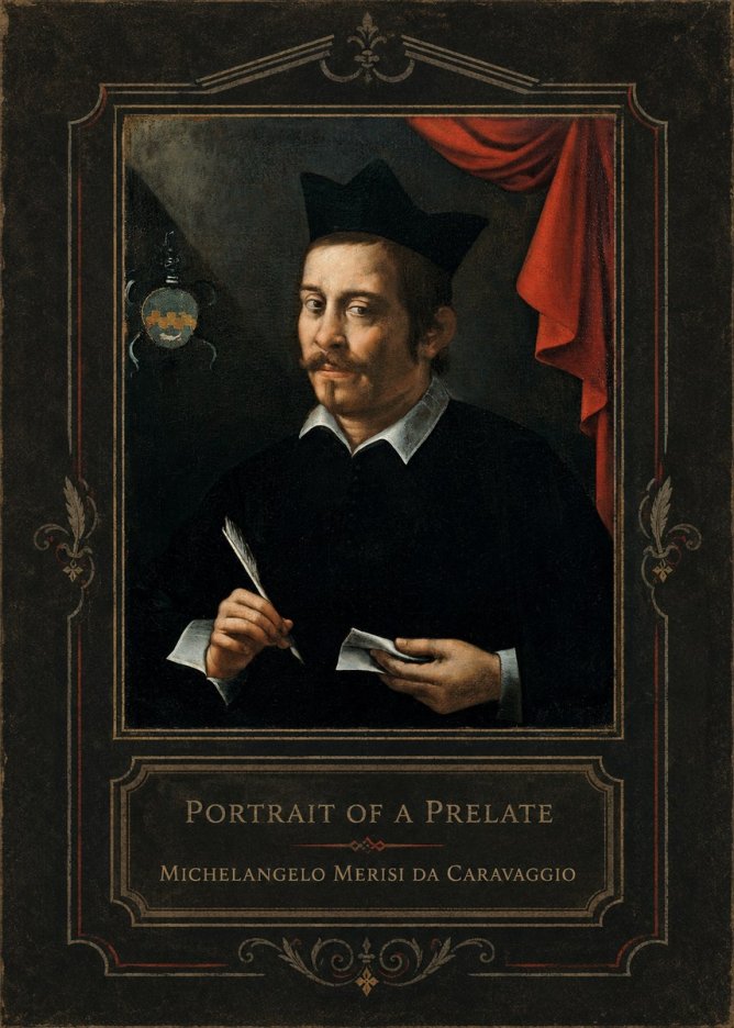 Michelangelo Merisi da Caravaggio Portrait of a Prelate No3 - Poszter